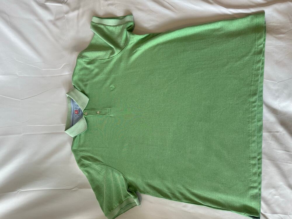 NWT Chaps Mens XXL Green Short Sleeve Classic Fit Cotton Pique Polo Shirt Logo